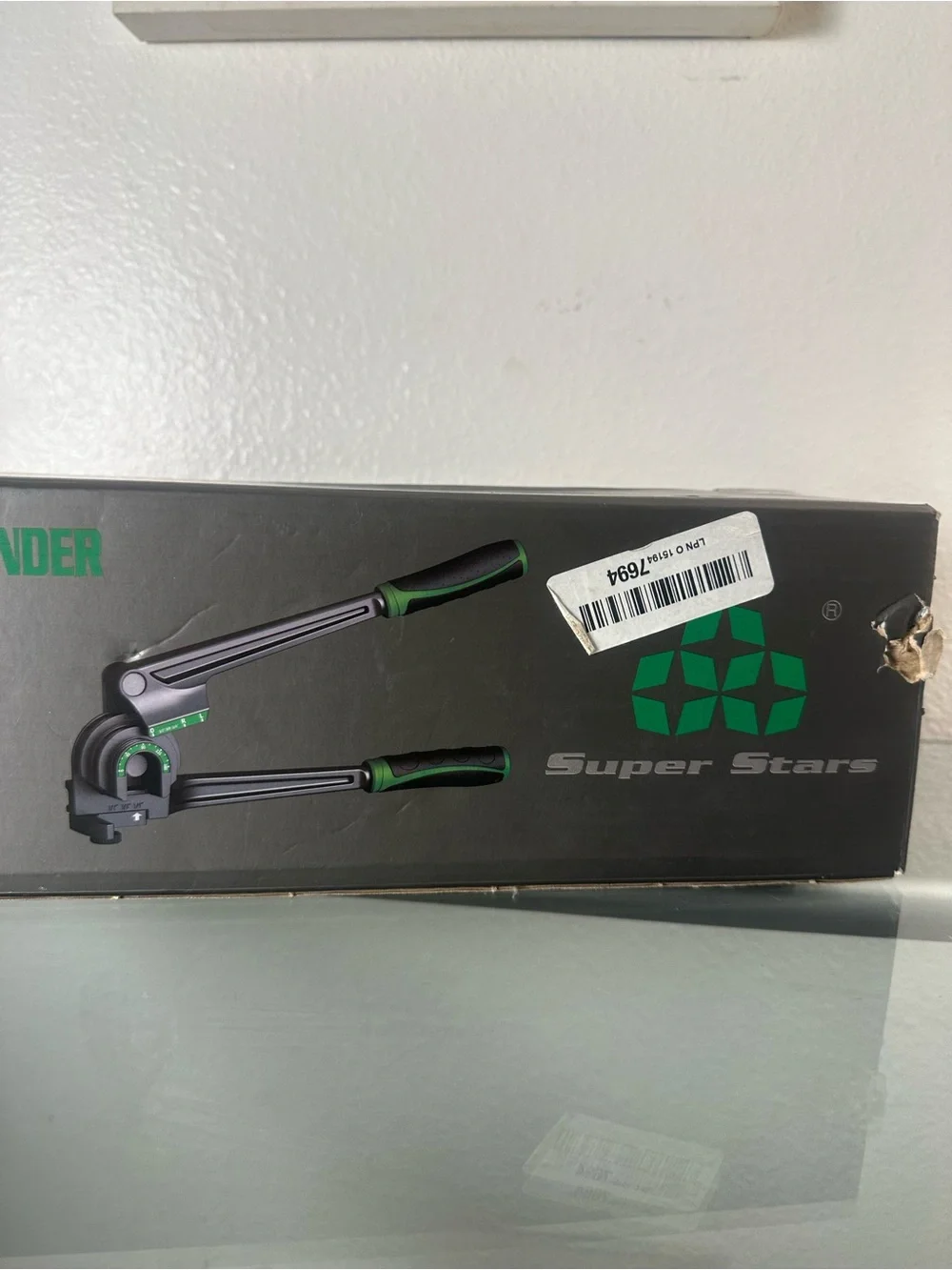 Green & Black 3-in-1 Lever Tube Bender -